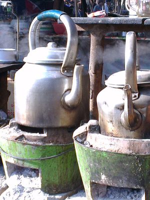 Flavors of Yangon A Food Lover's Journey myanmar kettles stoves metal aged tea pot cover